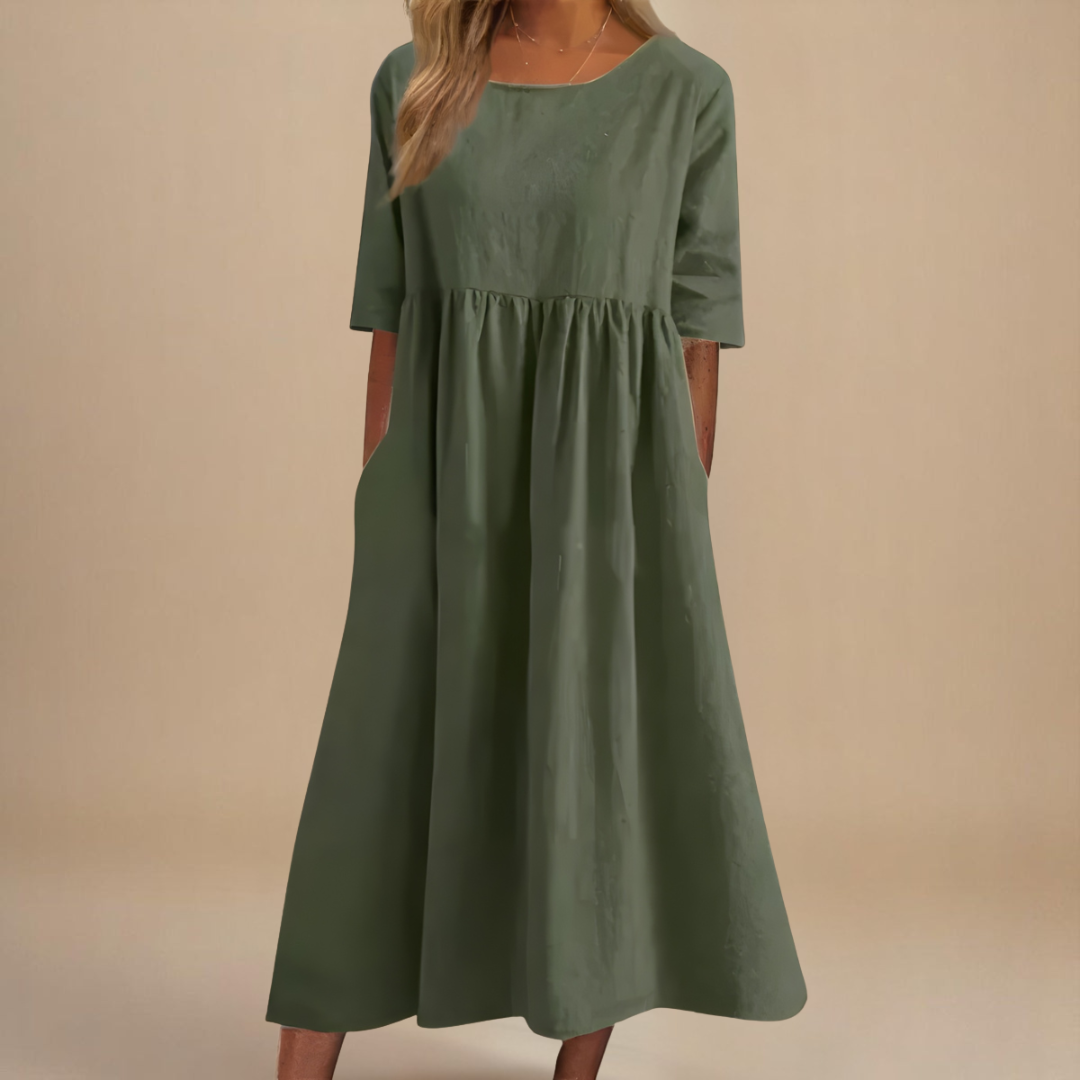 Modiva™ | Flattering Sukienka Bawełniana