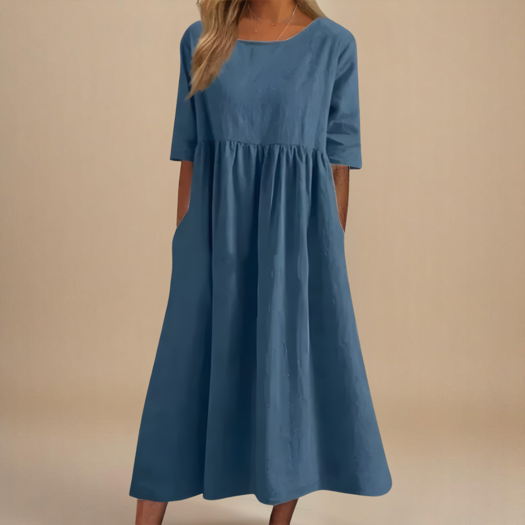 Modiva™ | Flattering Sukienka Bawełniana