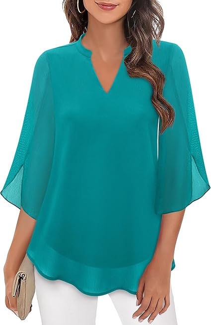 Modiva | Bluzka z Chiffon A-lijn