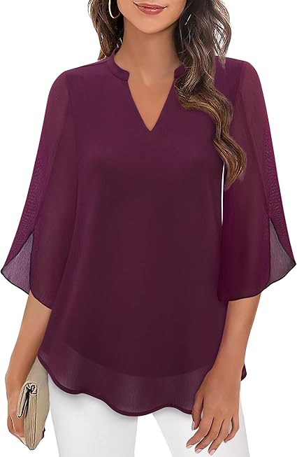 Modiva | Bluzka z Chiffon A-lijn