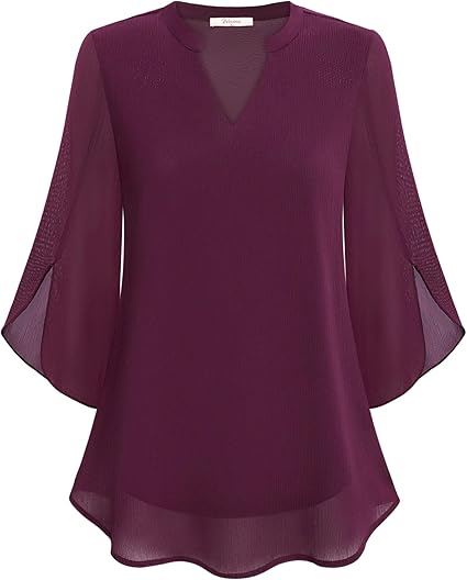 Modiva | Bluzka z Chiffon A-lijn