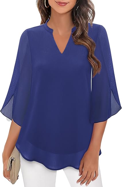 Modiva | Bluzka z Chiffon A-lijn