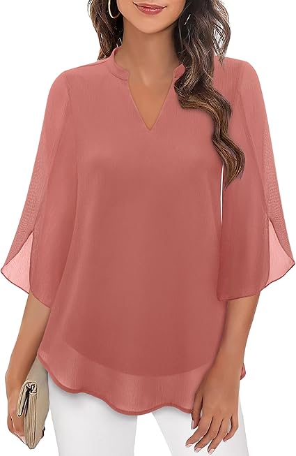 Modiva | Bluzka z Chiffon A-lijn
