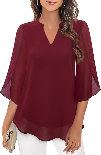 Modiva | Bluzka z Chiffon A-lijn