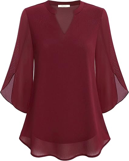 Modiva | Bluzka z Chiffon A-lijn